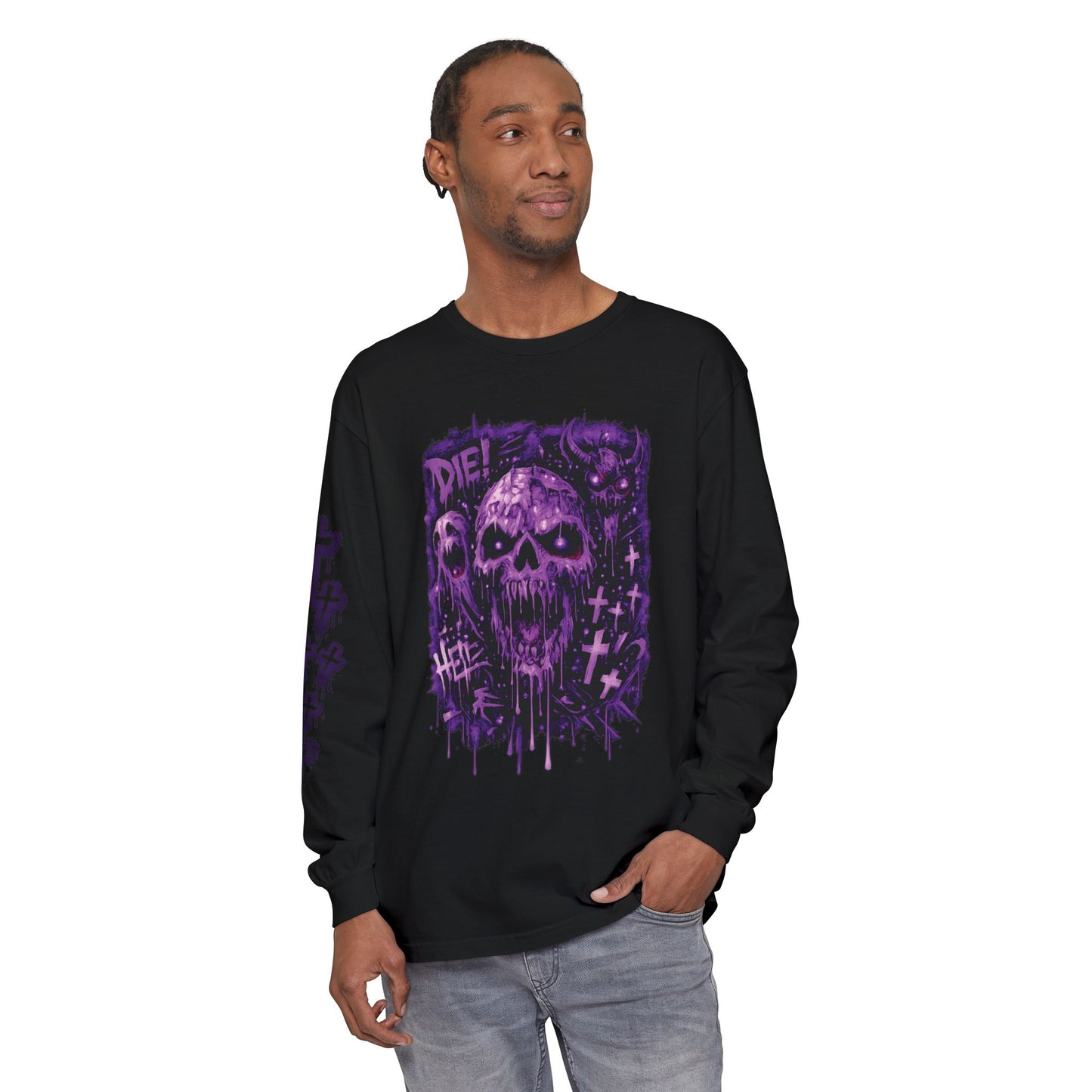Purple Graffiti Longsleeve