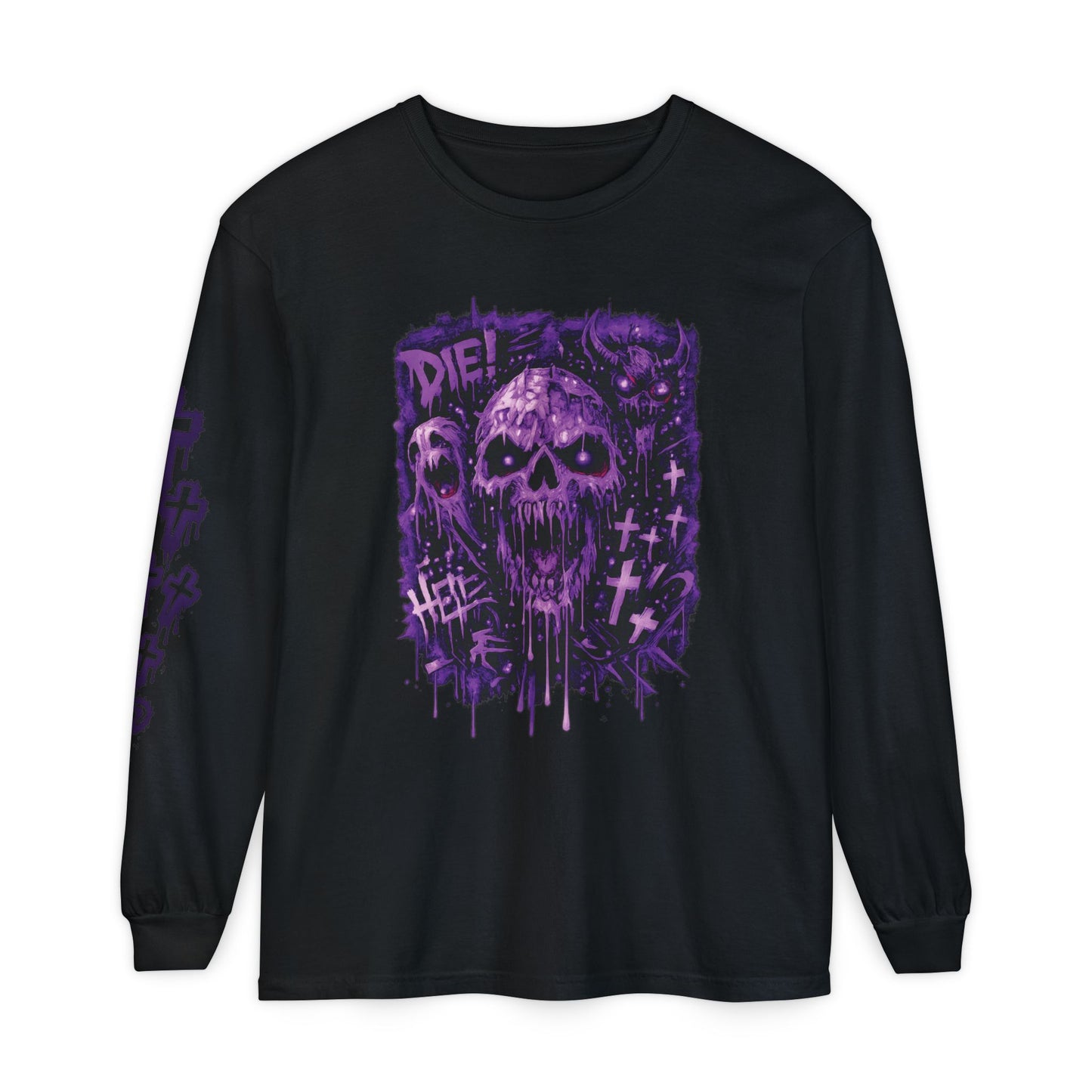 Purple Graffiti Longsleeve