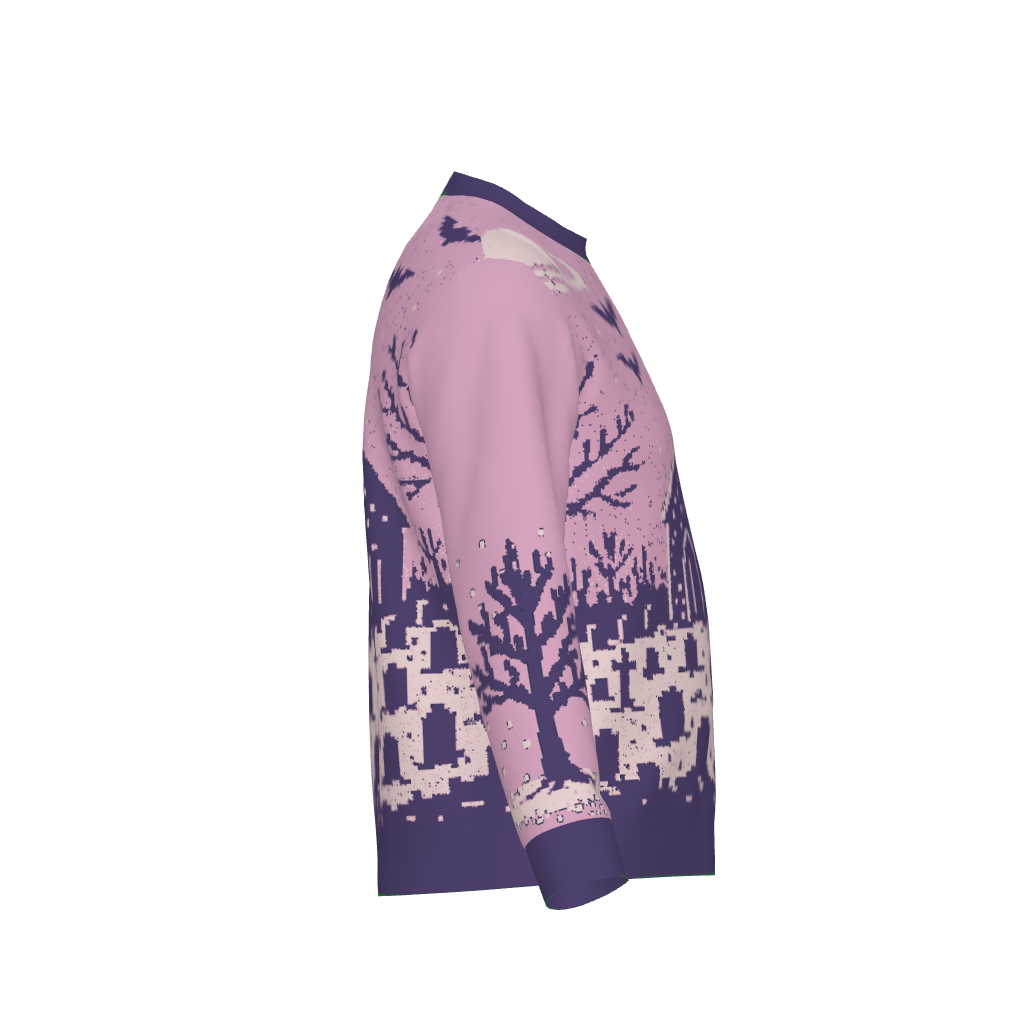 Pixel Pastel Graveyard Sweater