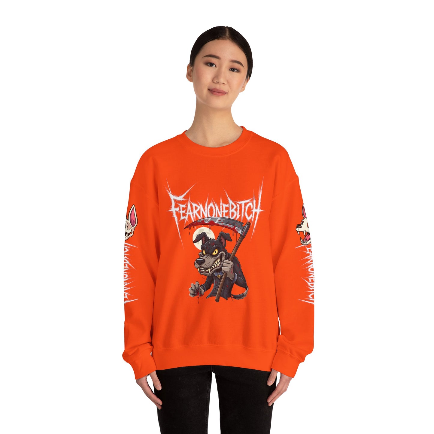 FearNoneBitch Sweatshirt - NotSoCuddly Collection