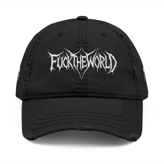 Fuck The World' Embroidery - Hat