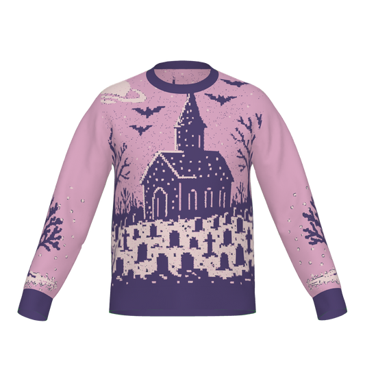 Pixel Pastel Graveyard Sweater