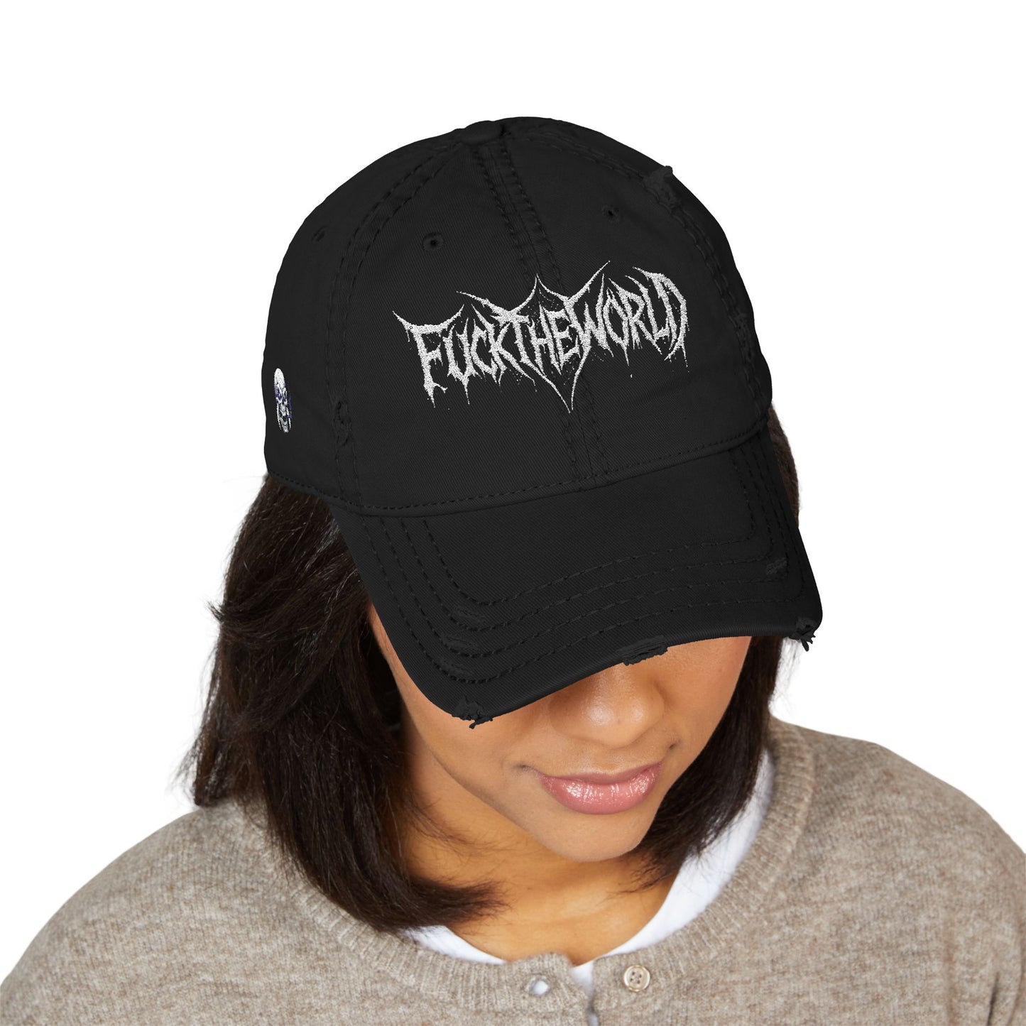 Fuck The World' Embroidery - Hat