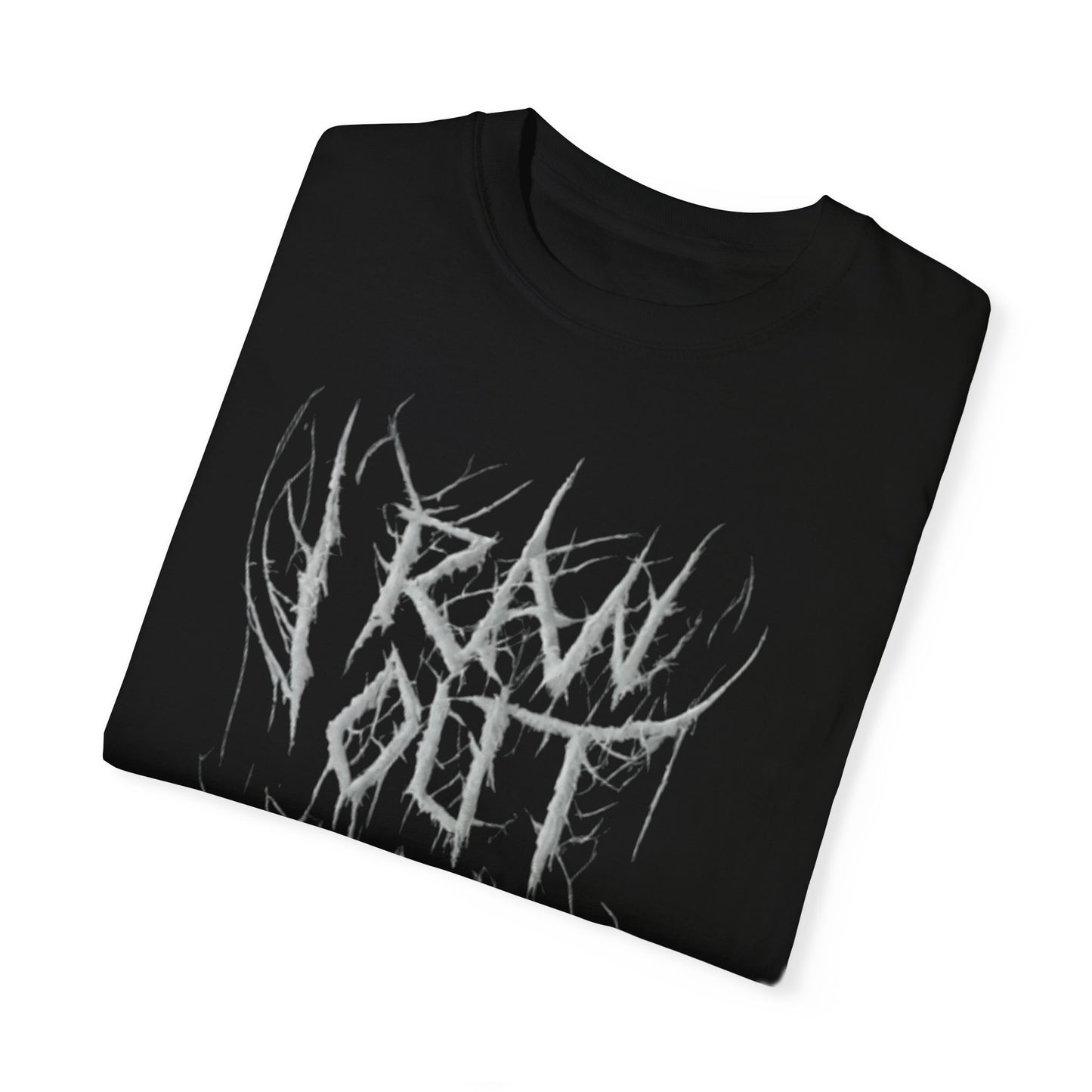 I ran out of toilet paper metal logo shirt