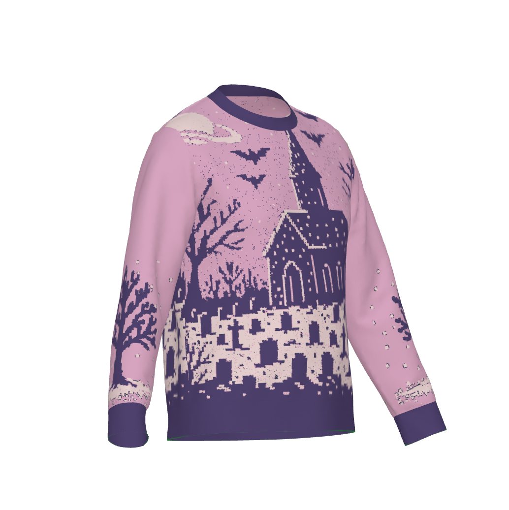 Pixel Pastel Graveyard Sweater
