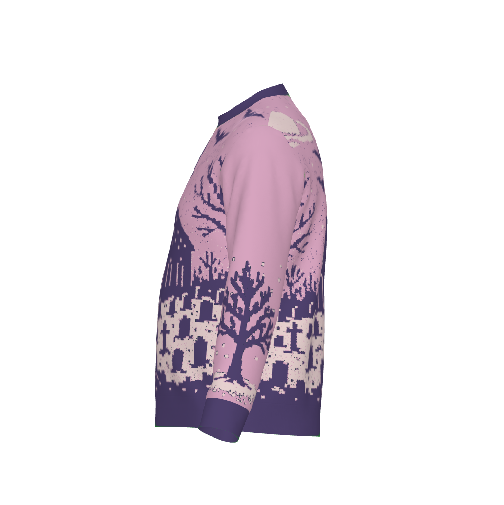 Pixel Pastel Graveyard Sweater